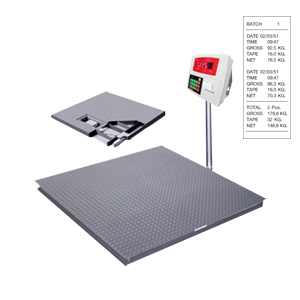 เครื่องชั่งวางพื้น 1.2 x 1.2 M. (Print)